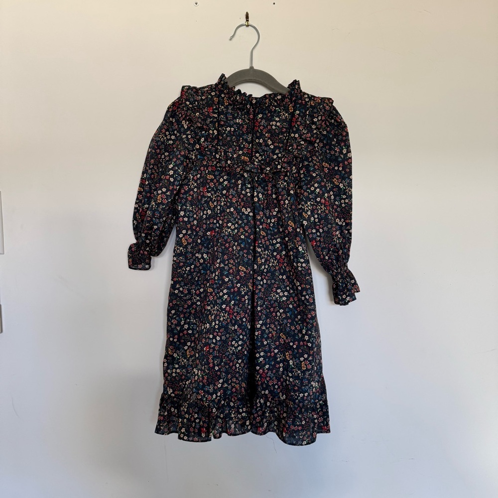 Doen Kids Liberty Fabric Navy Donna Leigh Floral Dress 6